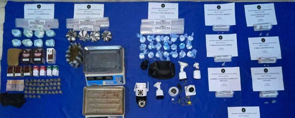Nuevo operativo en Capotillo: ocupan más de 4,000 gramos de droga y caen siete hombres