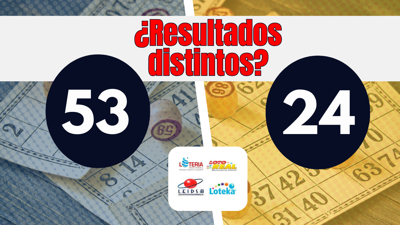 por qué dos páginas muestran resultados distintos de lotería