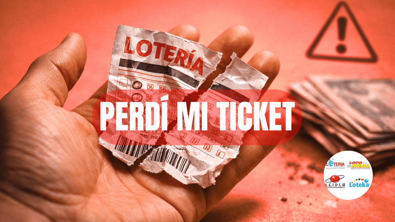Perdí mi ticket de lotería: ¿ya perdí el premio?