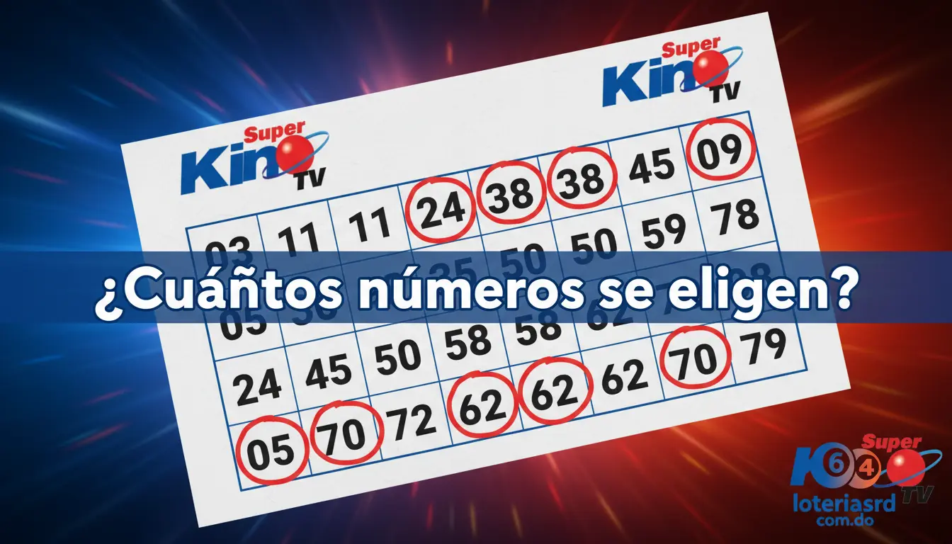 ¿Cuantos Numeros se Eligen para Jugar en Super Kino TV?